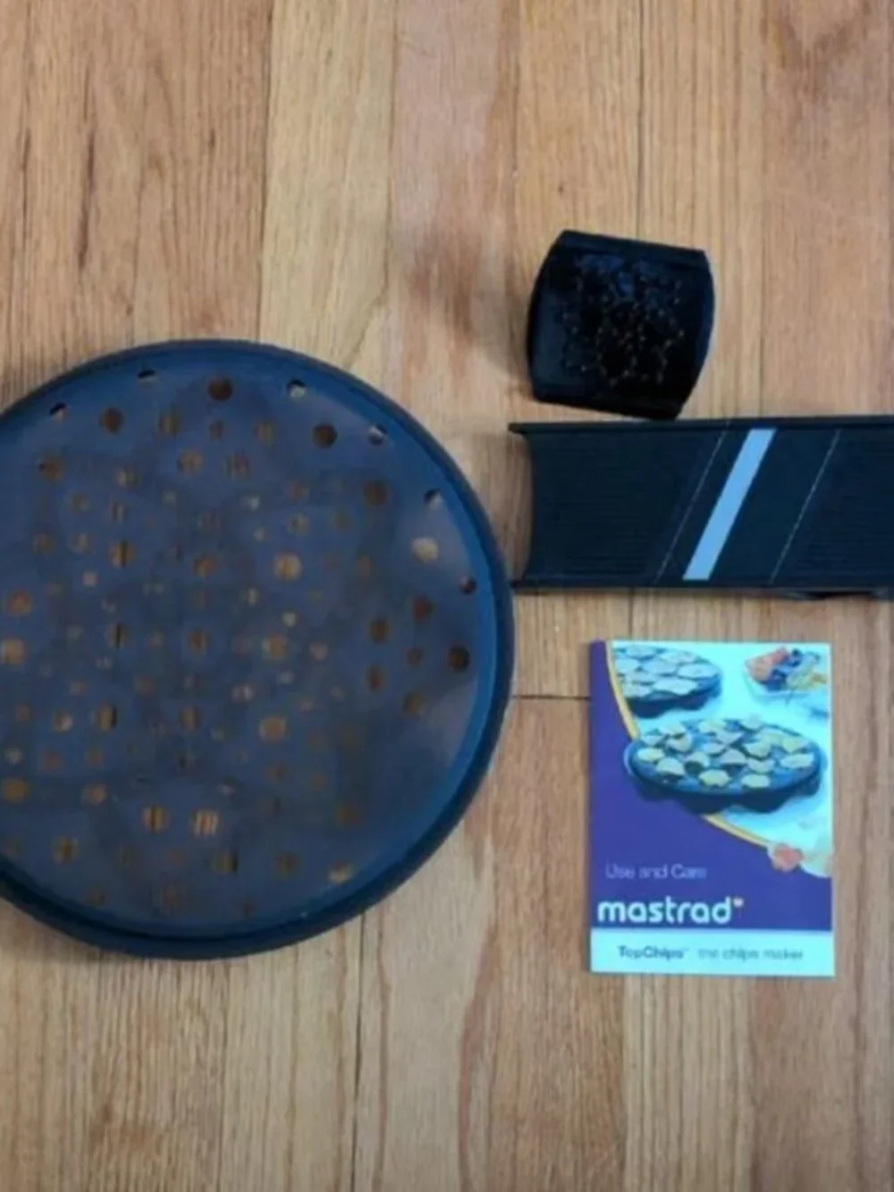 Mastrad microwave Chip Maker and mandoline slicer Set